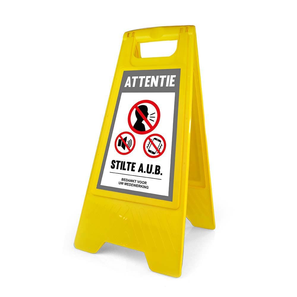 Warning Sign - Standard - Stilte A.U.B. - Nederlands for fpv drones 1