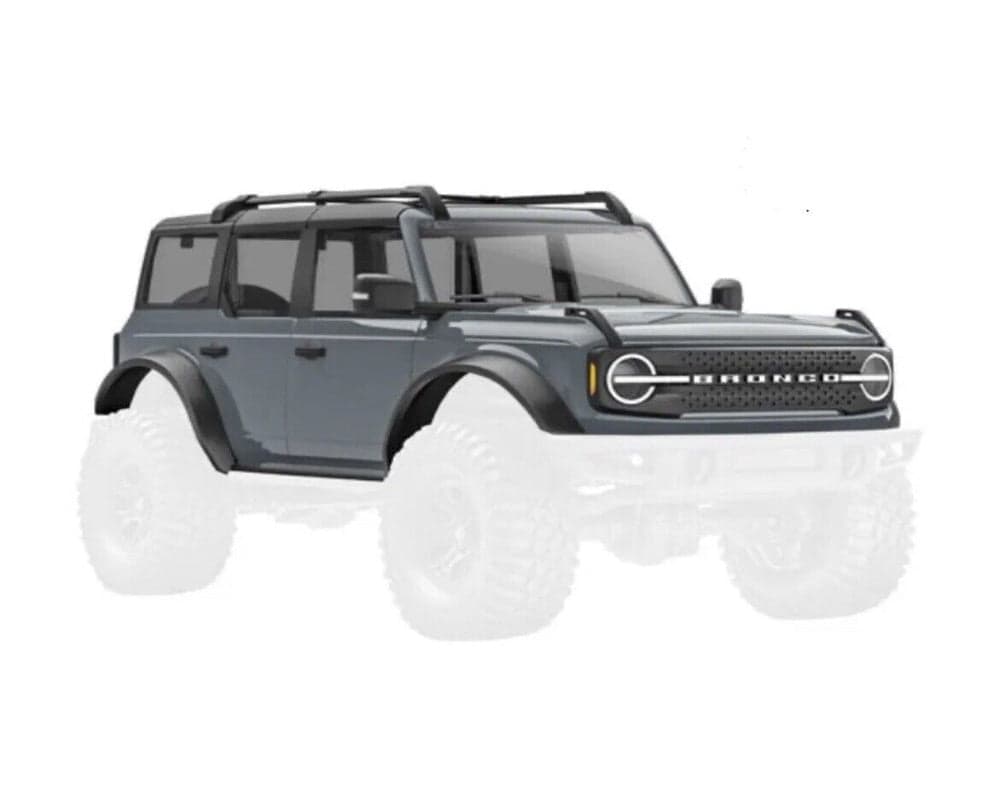 Traxxas 9723-DKGRY TRX-4M Complete 1/18 Ford Bronco Body Dark Gray for fpv drones