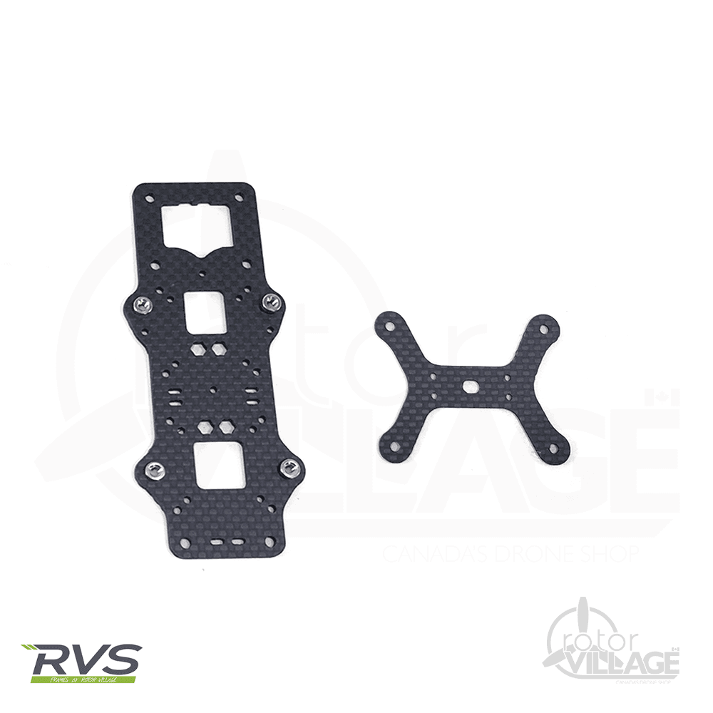 RVS SmolYeet V2 Parts - Mid-Plate & Bottom Brace for fpv drones