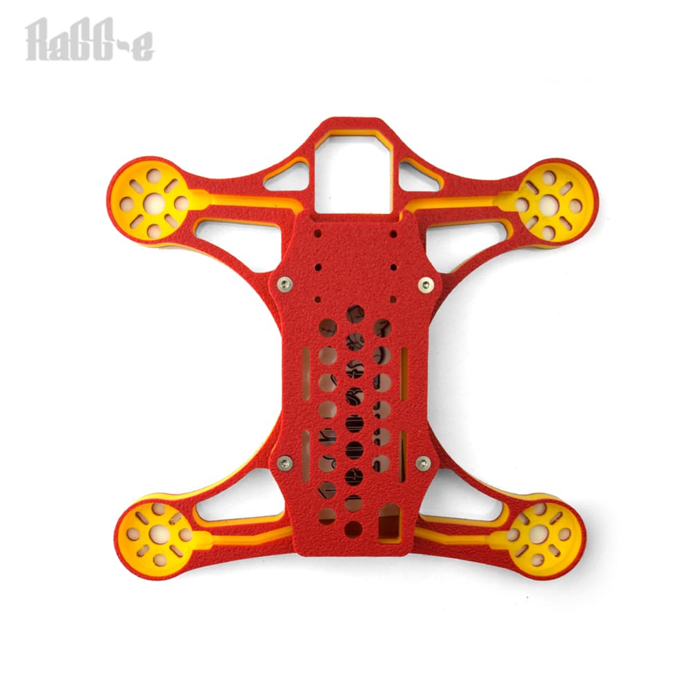 RaGG-e DoGG Racing Frame - ROOD/GEEL/ROOD for fpv drones 1