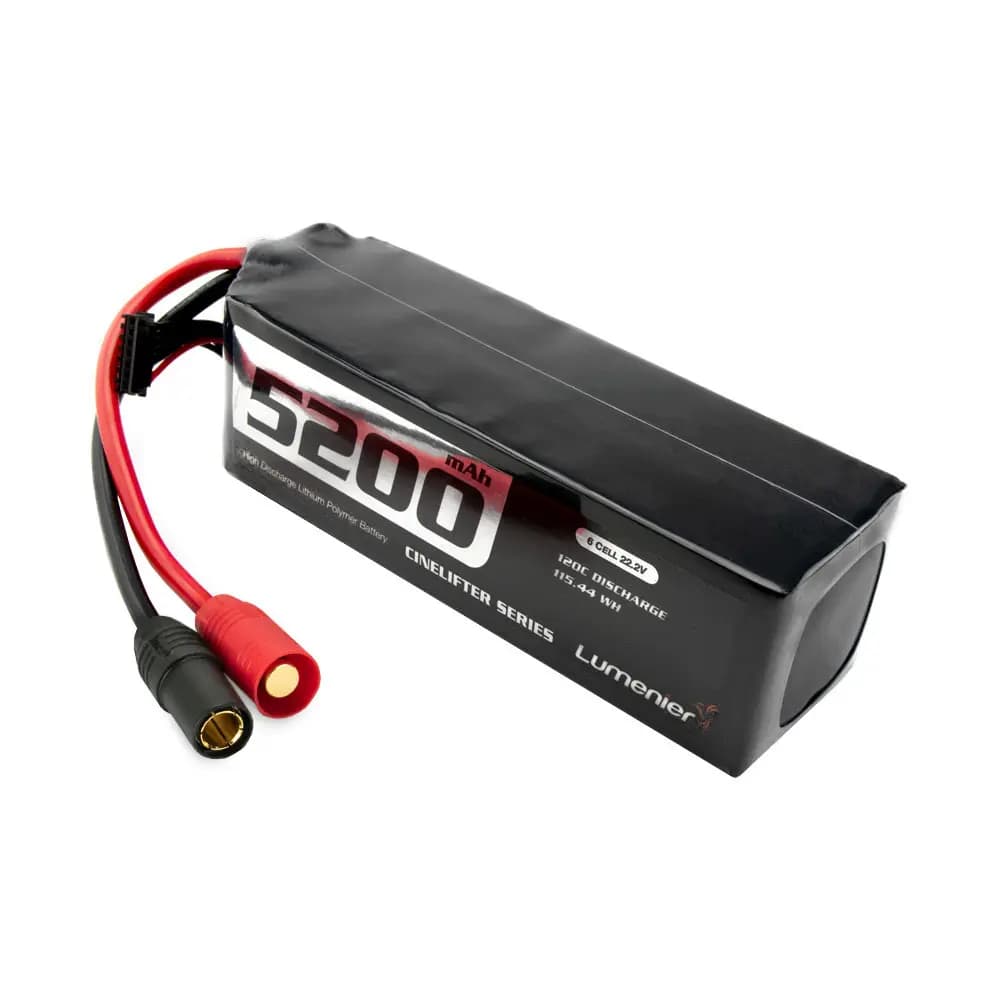 Lumenier 5200mAh 6S 120c CineLifter LiPo Battery - AS150 - 2.75 for fpv drones 3