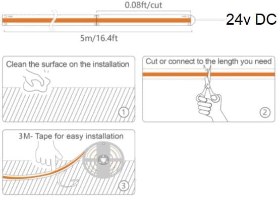 LED Strips - Single Color for fpv drones 4