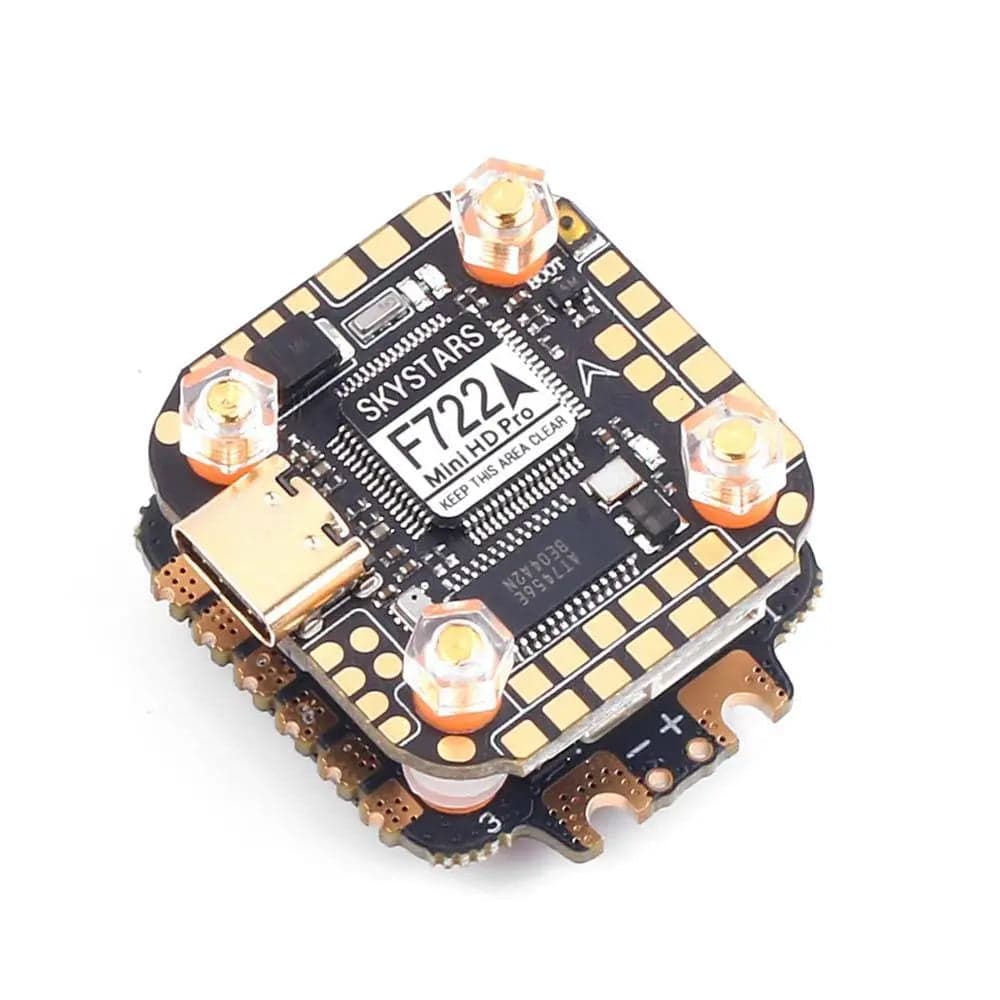 Skystars Fly Stack - F722 Mini HD Pro Flight Controller + KM35 PRO 35A BLHeli_32 3-6S 4-in-1 ESC - 20x20 for fpv drones 5
