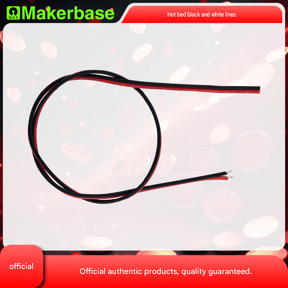 Makerbase 3D printer heated bed black and white line