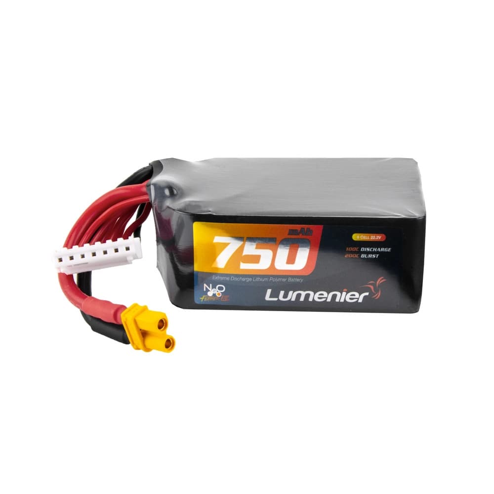Lumenier N2O Feather-Lite 750mAh 6S 100c LiPo Battery - XT-30 - 1.9 for fpv drones 2