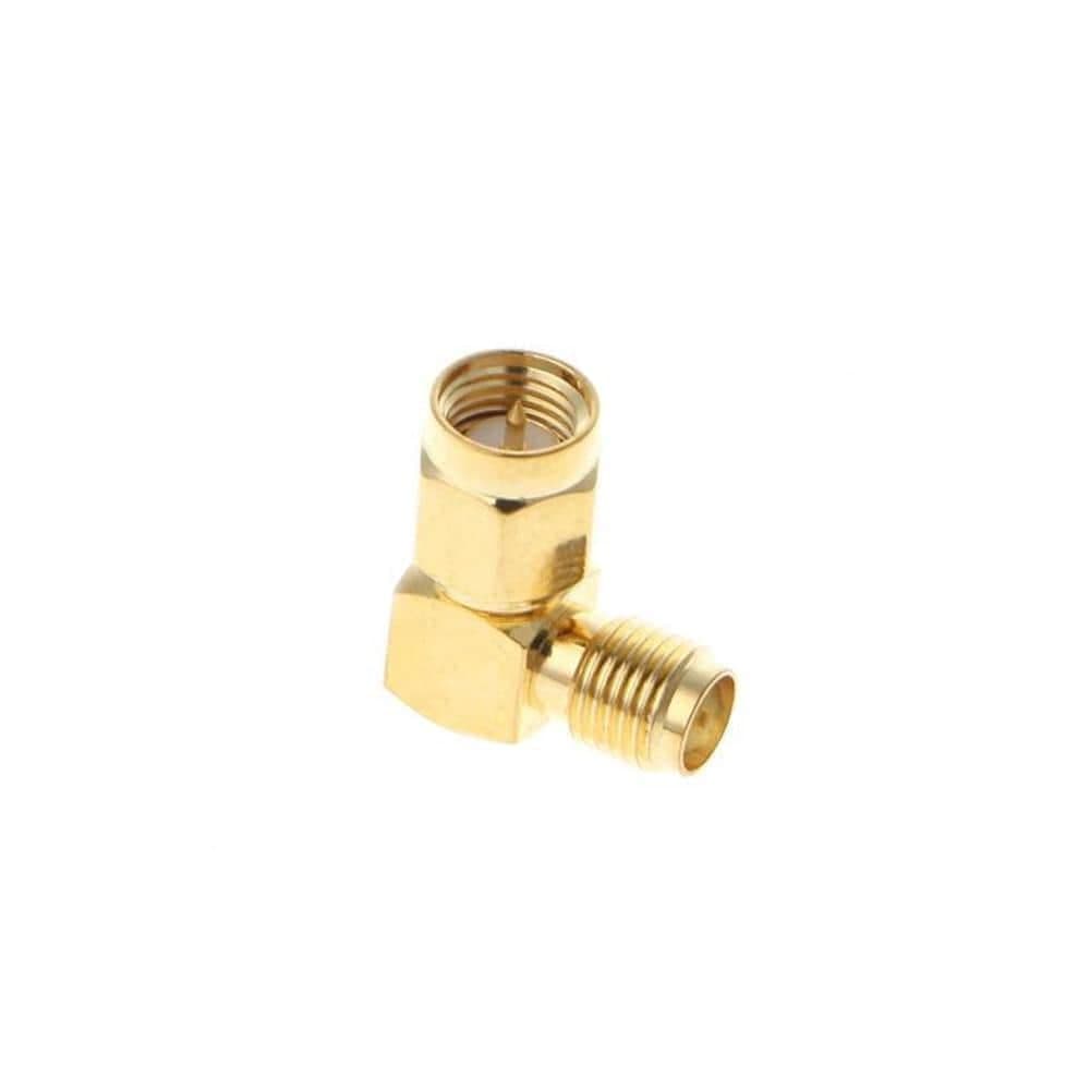 SMA Male to SMA Female Right Angle 90 Degree Connector (1PC) for fpv drones