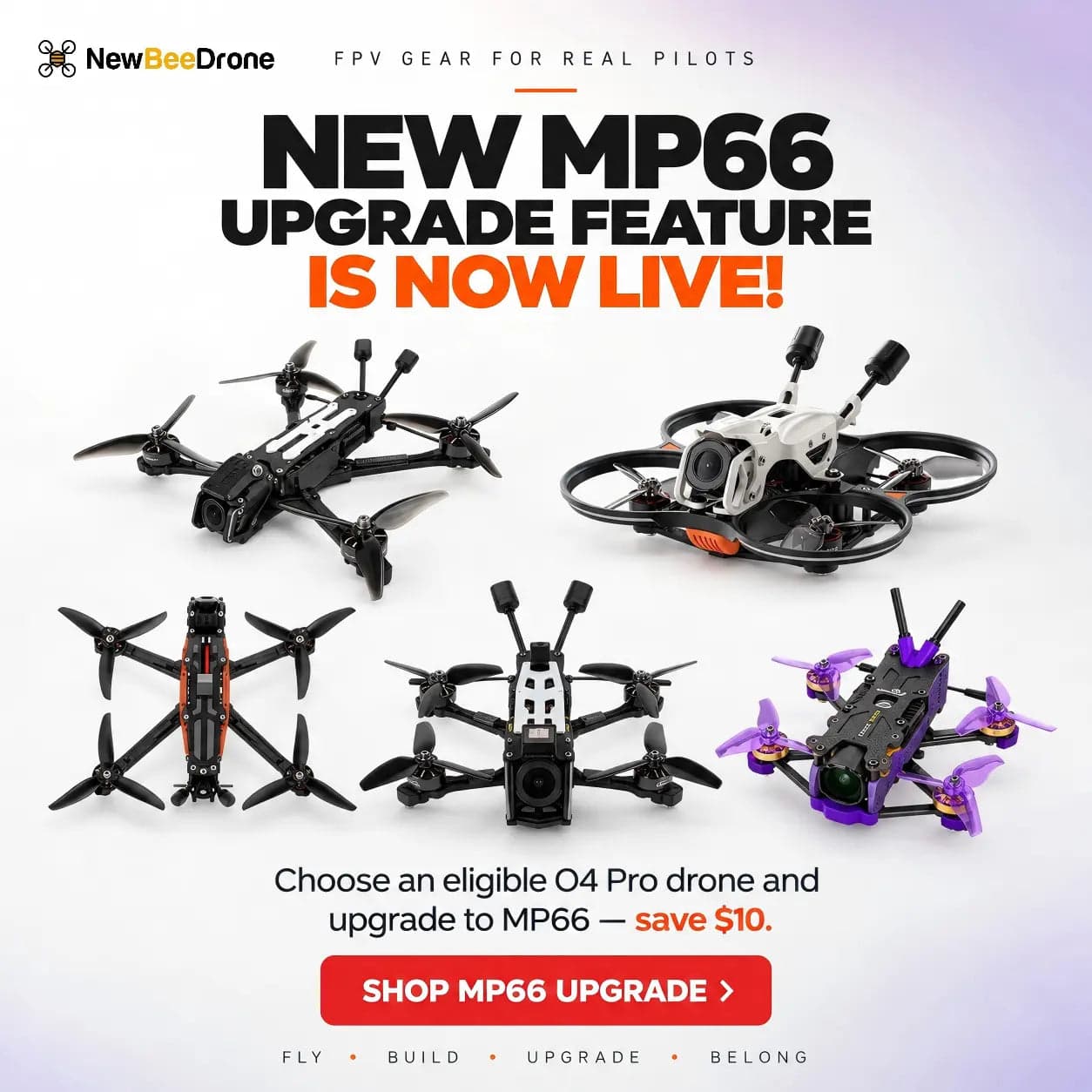 O4 Pro Drone + MP66 Upgrade Bundle for fpv drones 1
