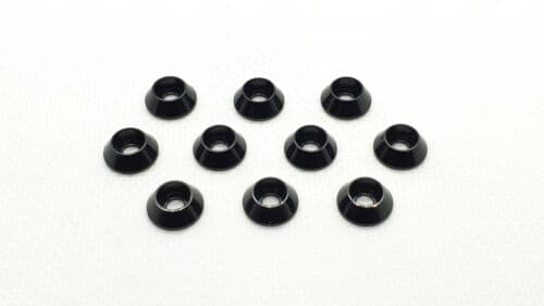 Black M3 Aluminium Cone Head Washers - 5pcs for fpv drones 1
