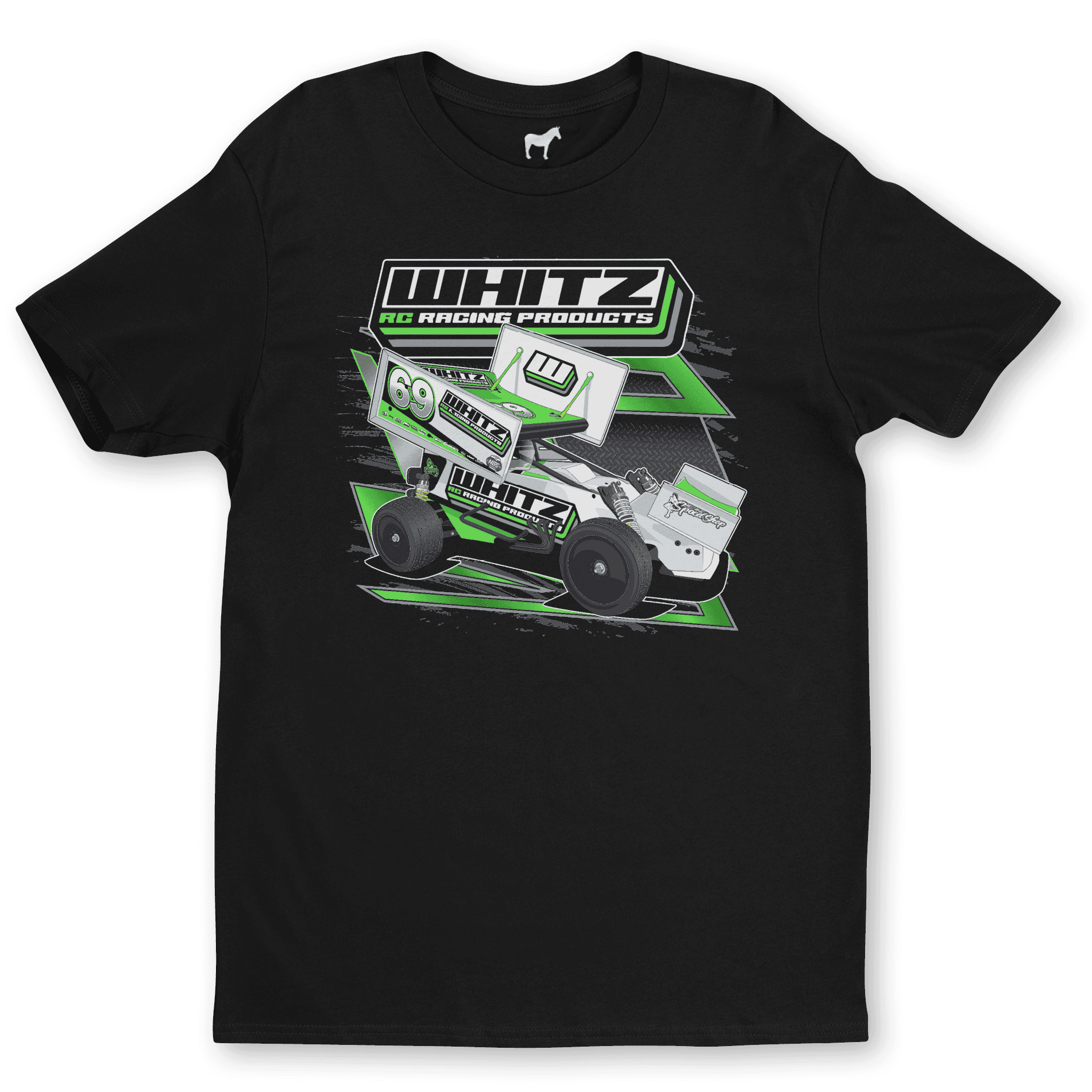 Whitz Racing #DirtOval T-Shirt (Black) for fpv drones