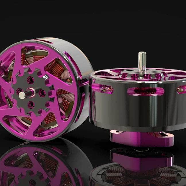 Ummagawd Aerolite 1605 3800Kv Micro Motor - Gunmetal & Purple for fpv drones 2