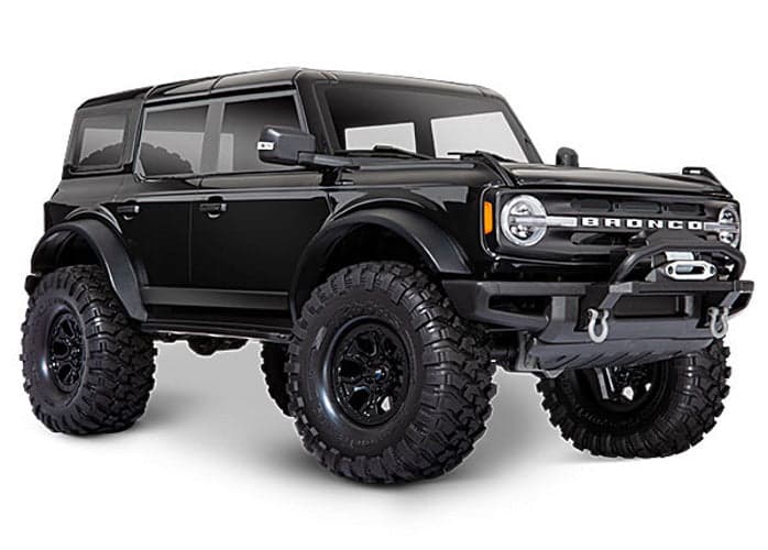 Traxxas 9211T Pro Scale Black TRX-4 Body Ford Bronco (2021) Painted for fpv drones