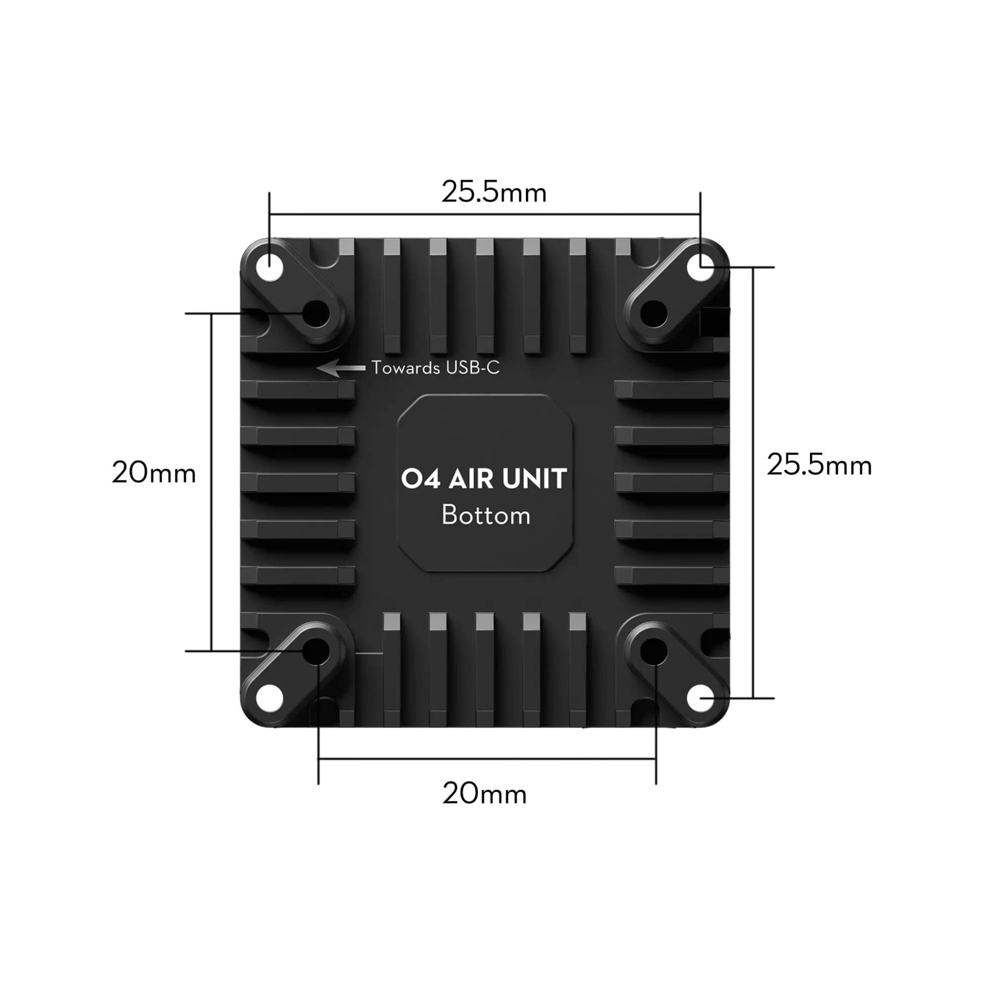 Flywoo O4 Air Unit Cooling CNC Kit for fpv drones 7