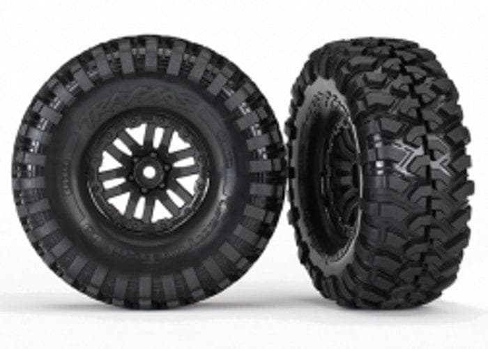 Traxxas 8272 Assembled Glued Tires and Wheels w/Foam Inserts TRX-4 for fpv drones