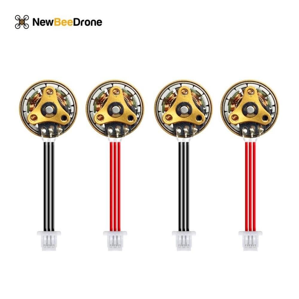 NewBeeDrone 0802 18000kv Brushless Motors - Gold Edition (Set of 4) for fpv drones 2