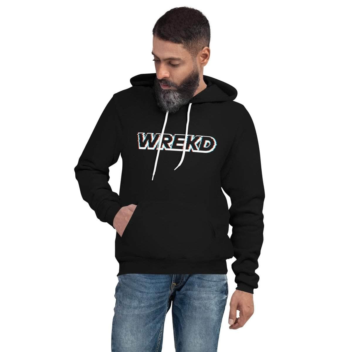 WREKD Analog OSD Unisex Logo Hoodie for fpv drones 2