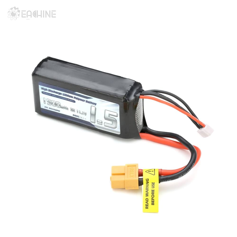 Eachine Racer 250 - 1500mAh 11.1V 3S LiPo Accu for fpv drones 1