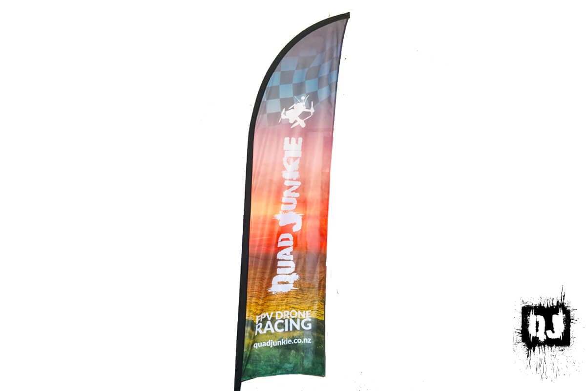 Quad Junkie Large Race Flags 4m High