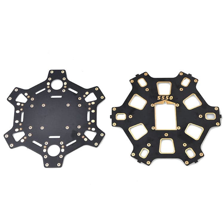 EMAX ★HMF S550 F550 Hexacopter Frame Kit Soldered Center Plate with Gopro Gimbal FPV Combo for fpv drones 1