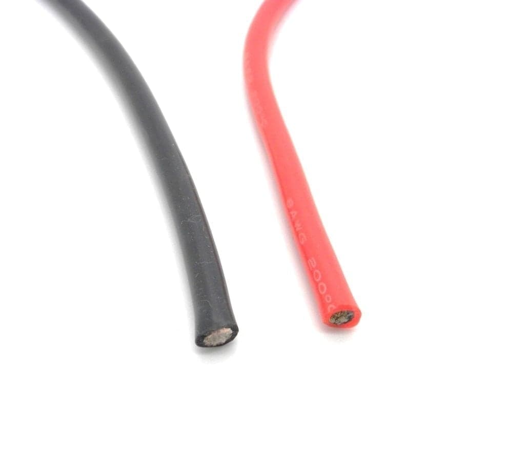 Silicon Wire 2m (1m Red and 1m Black) for fpv drones 1