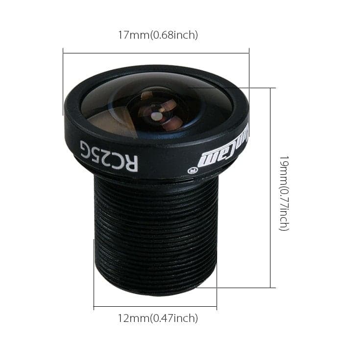 RunCam FPV Lens (2.1mm/ 2.3mm, 2.5mm) Short and Wide Angle for fpv drones 48