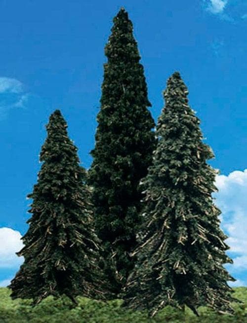 Woodland Scenics TR3573 N/HO Forever Green Trees 6" - 7" Train Scenery for fpv drones