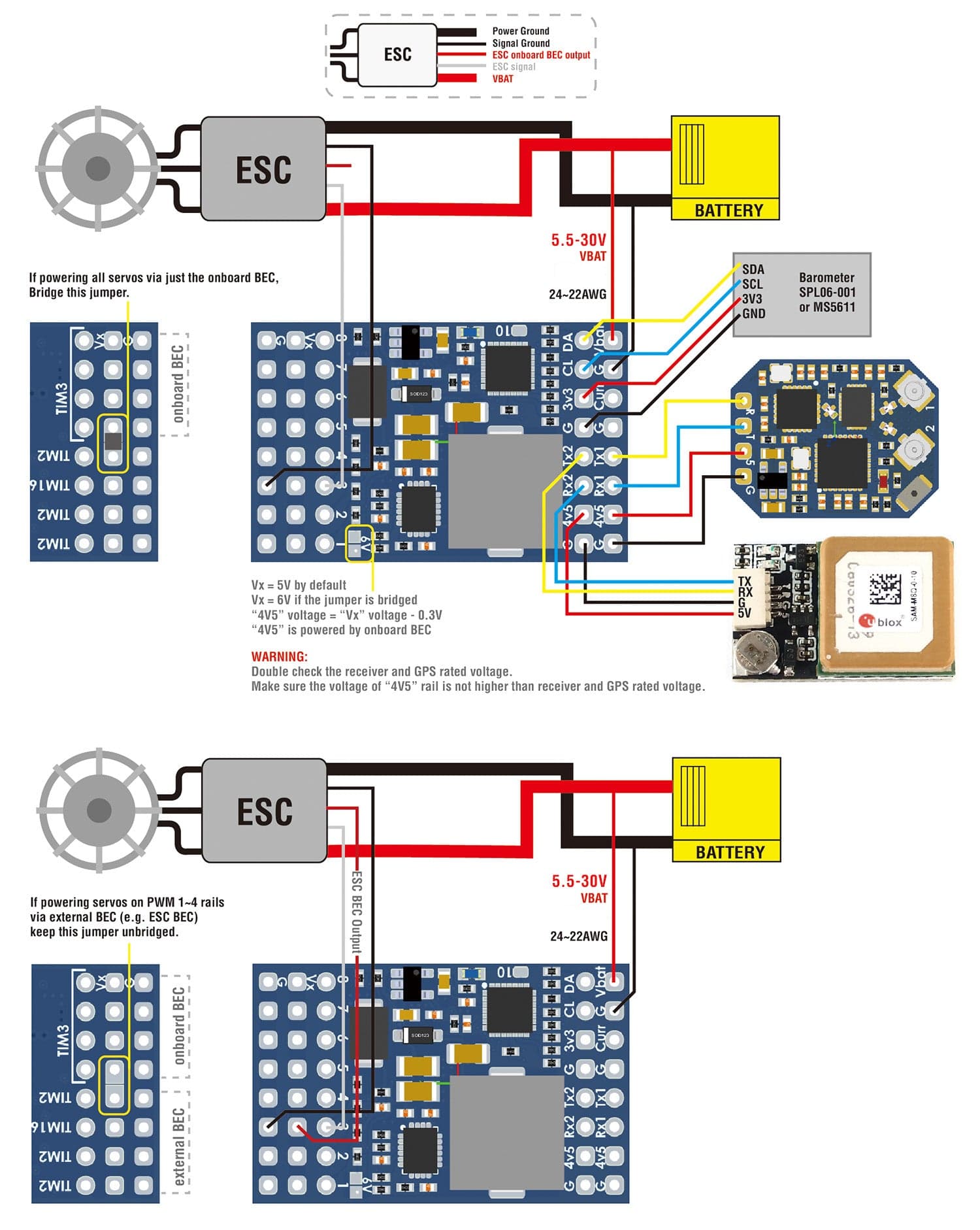 MatekSYS CRSF TO PWM-B CONVERTER for fpv drones 3