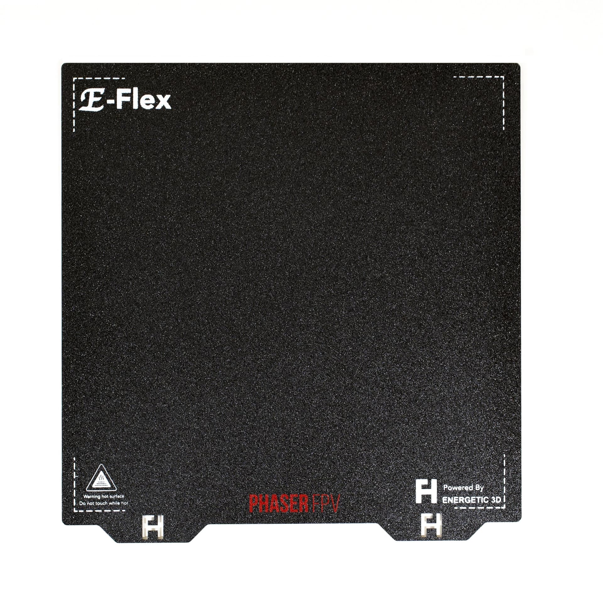 Energetic 254x254mm PEI Coated/Textured Spring Steel Sheet (Suits Voron 250mm) for fpv drones