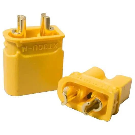 Amass XT30 Male/Female (Set of 5) Black/Yellow for fpv drones