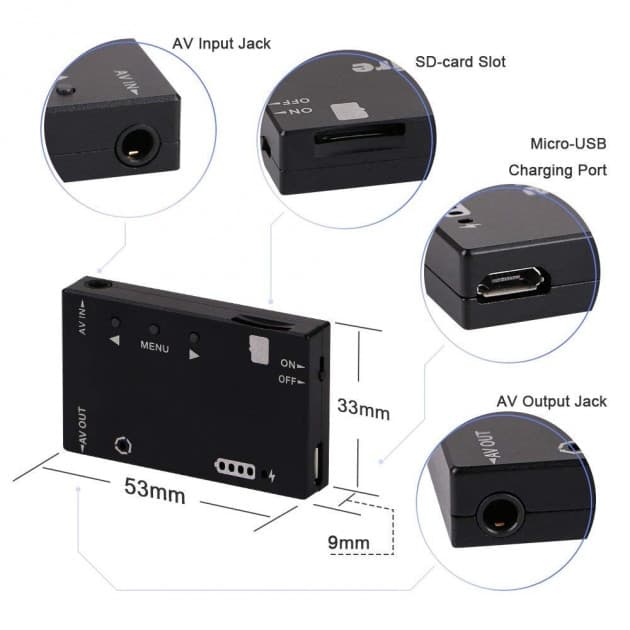 Rotorama Mini DVR for fpv drones 6