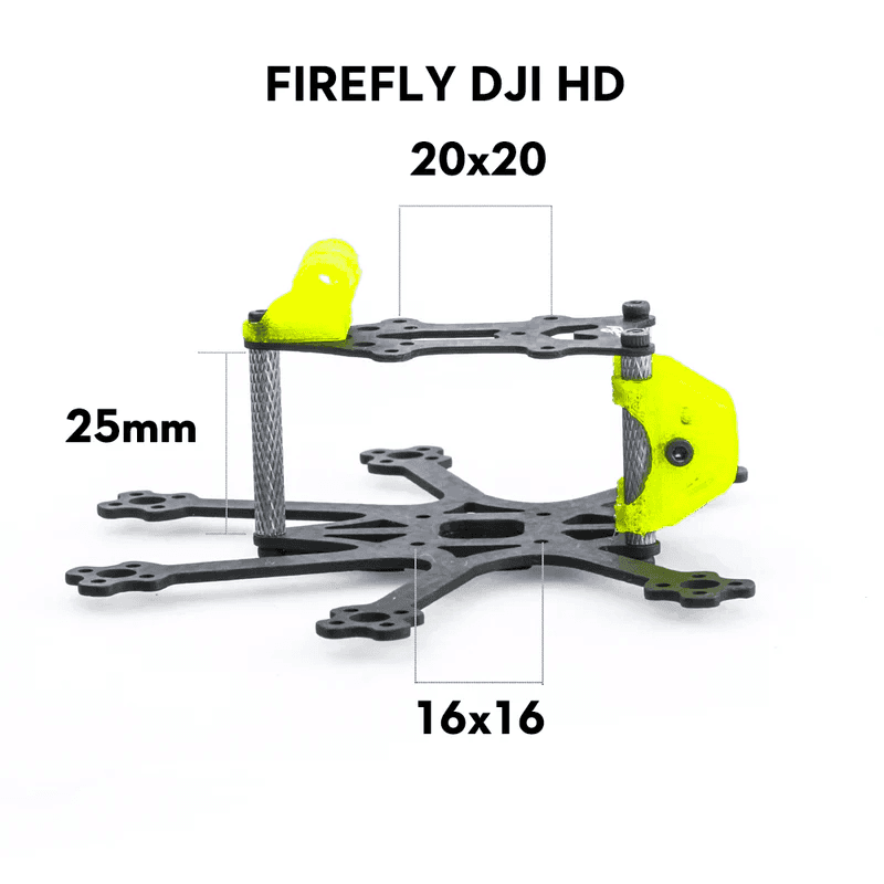 Flywoo Firefly Hex Nano 1.6'' Frame kit - HD Frame for fpv drones 1