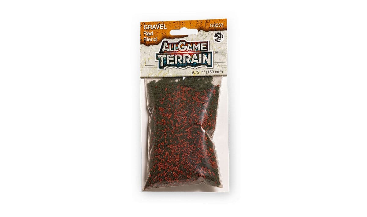Woodland Scenics G6533 All Game Terrain Gravel Red Blend for fpv drones