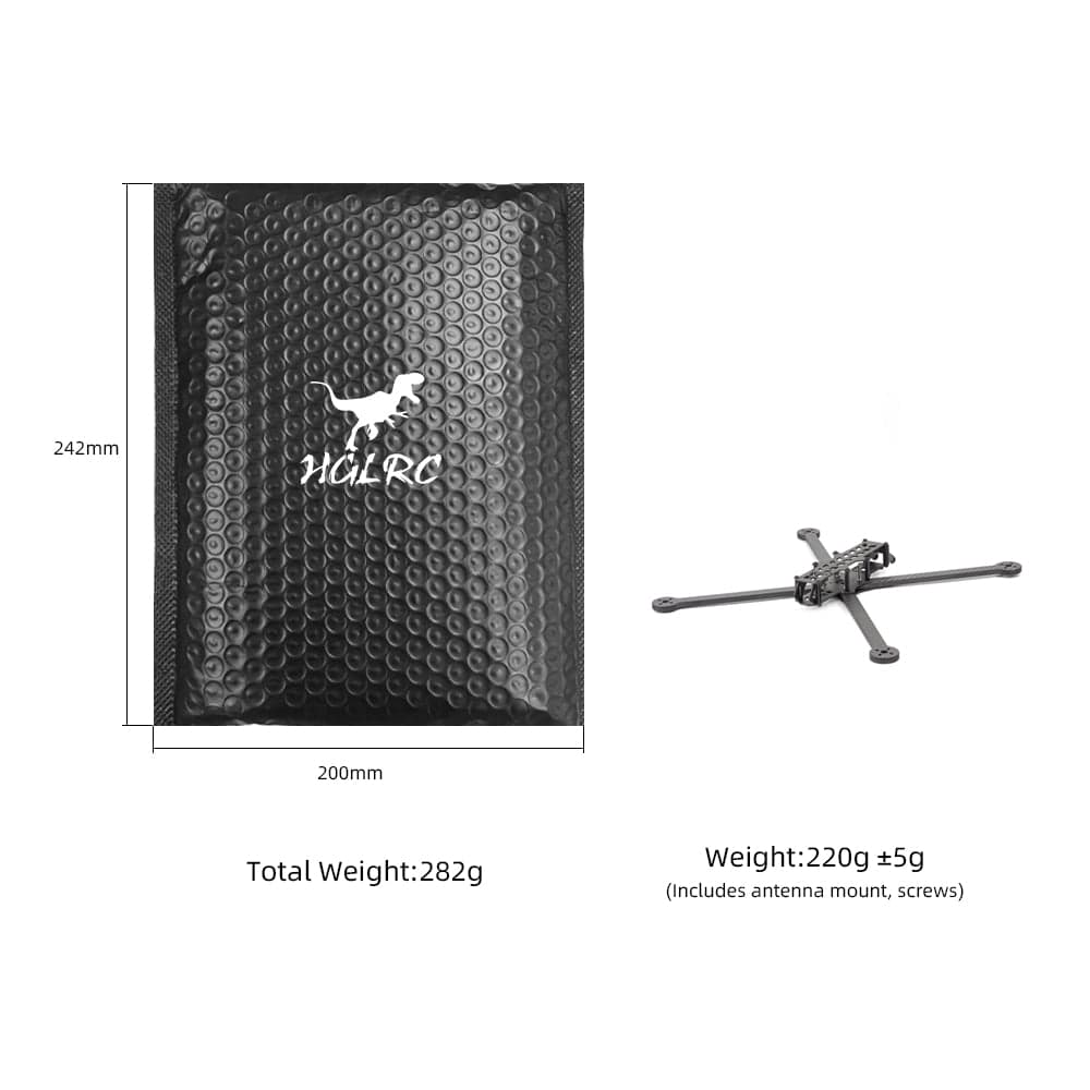 HGLRC MY10 10-inch Long Range / Training Frame for fpv drones 4
