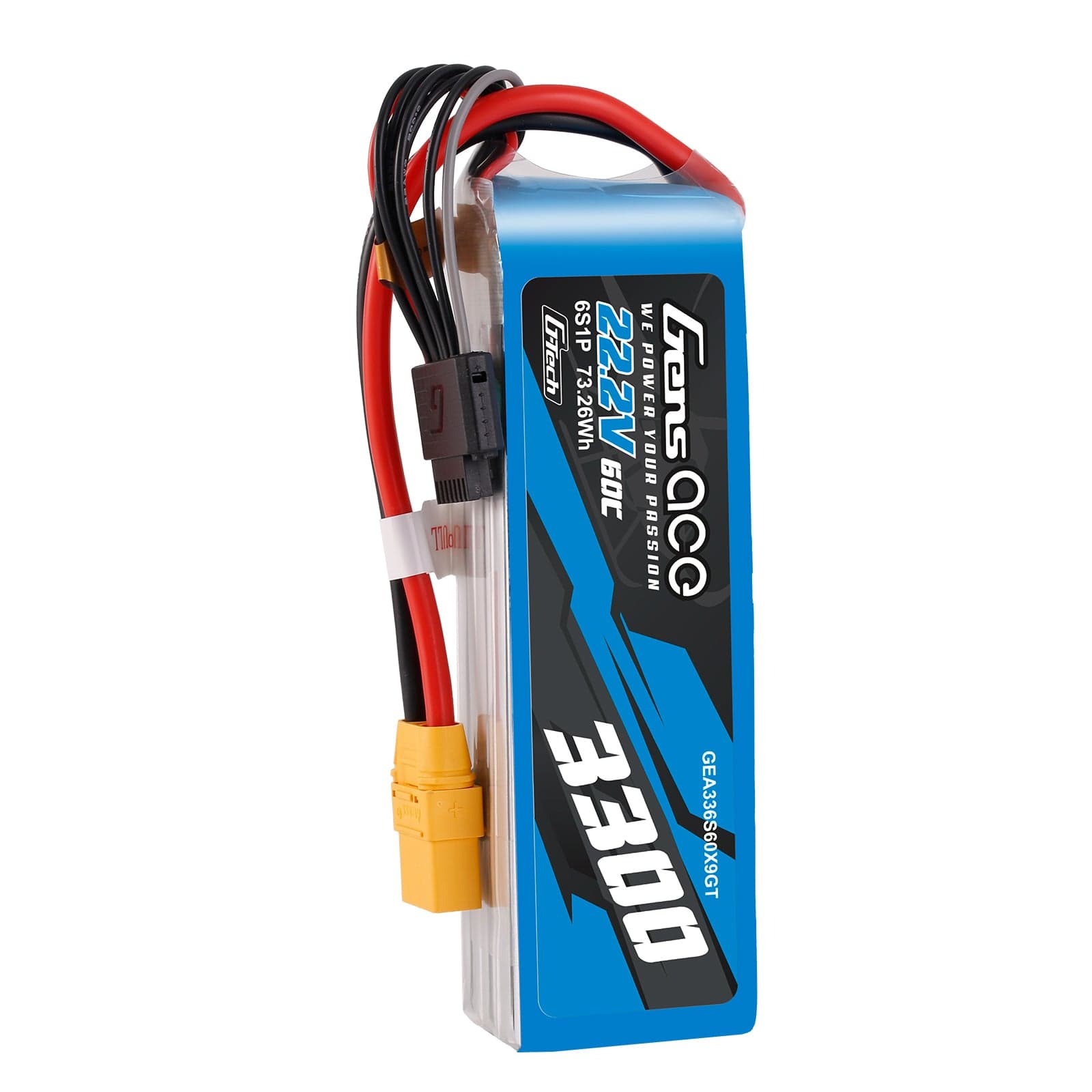 Gens Ace G-Tech 3300mAh 22.2V 60C 6S1P XT90 LIPO Battery Pack for fpv drones 2