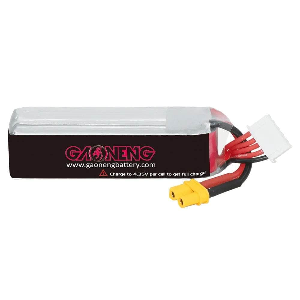 Gaoneng GNB 15.2V 4S 550mAh 100C LiHV Micro Battery (Long Type) - XT30 for fpv drones 1