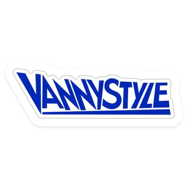 Vannystyle Sticker 2.43″ × 0.75″ w/ White Trim (1pc) for fpv drones