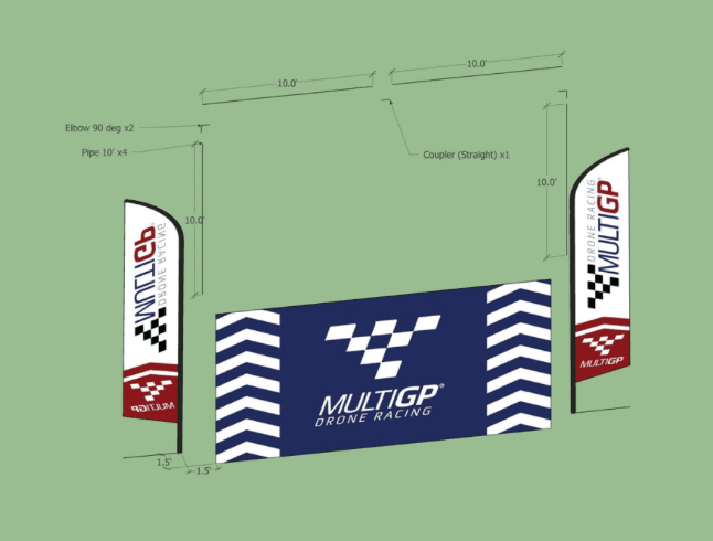 OFFICIAL MultiGP Hurdle for fpv drones 2