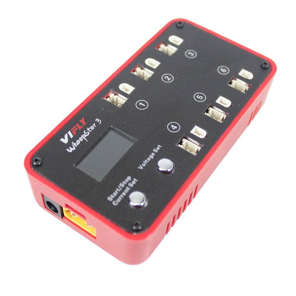 ViFly WhoopStor V3 1S LiPo/LiHV 6 Channel DC/USB-C Whoop Charger & Discharger for BT2.0 & PH2.0 - Choose Your Color for fpv drones 1