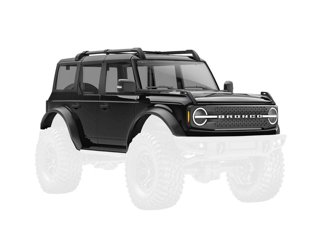 Traxxas 9711-BLK TRX-4M Complete 1/18 Ford Bronco Body Black for fpv drones