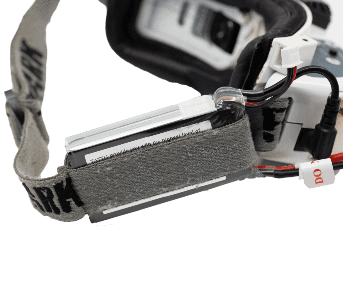 TATTU 2500MAH 2S1P GOGGLE LIPO BATTERY PACK WITH DC3.5MM PLUG AND XT60 for fpv drones 2