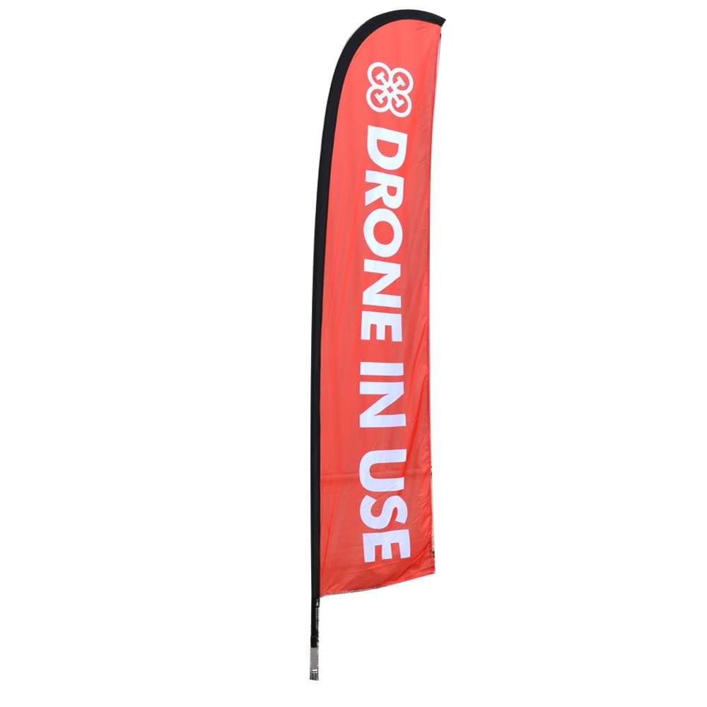 DRONE IN USE Warning Flag