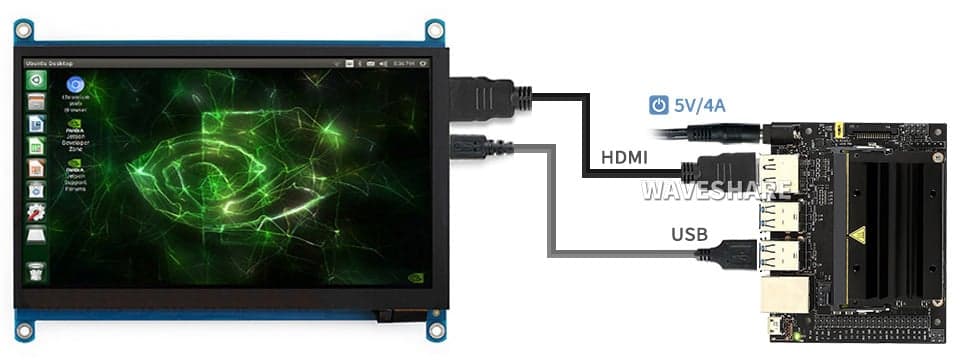 7inch HDMI IPS Capacitive Touch Screen LCD for fpv drones 9