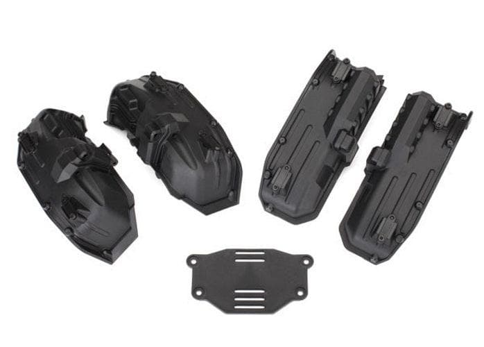 Traxxas 8080 Fenders Inner (Narrow) Front & Rear (2)/ Rock Light Covers TRX-4 for fpv drones