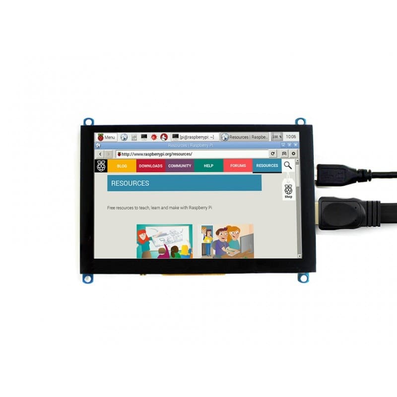 5inch HDMI Capacitive Touch Screen LCD (800x480) for fpv drones 14