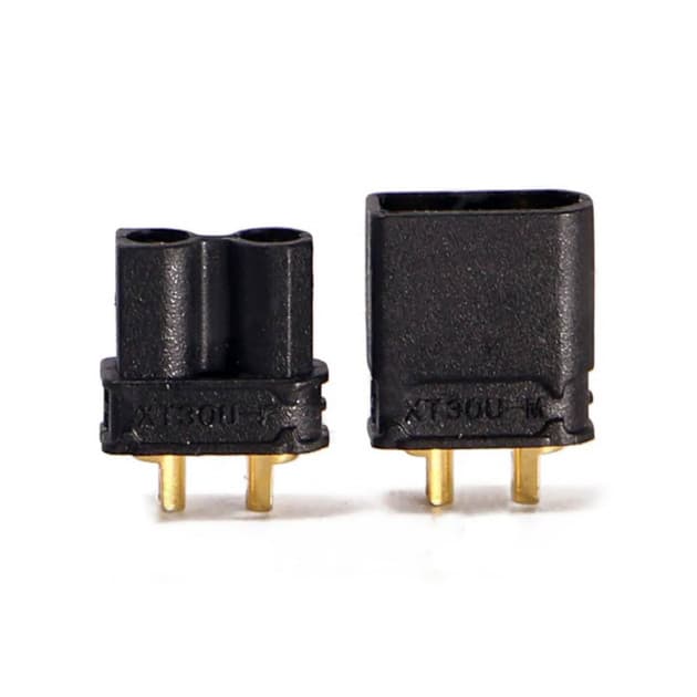 XT30 connector (1 pair) - black for fpv drones