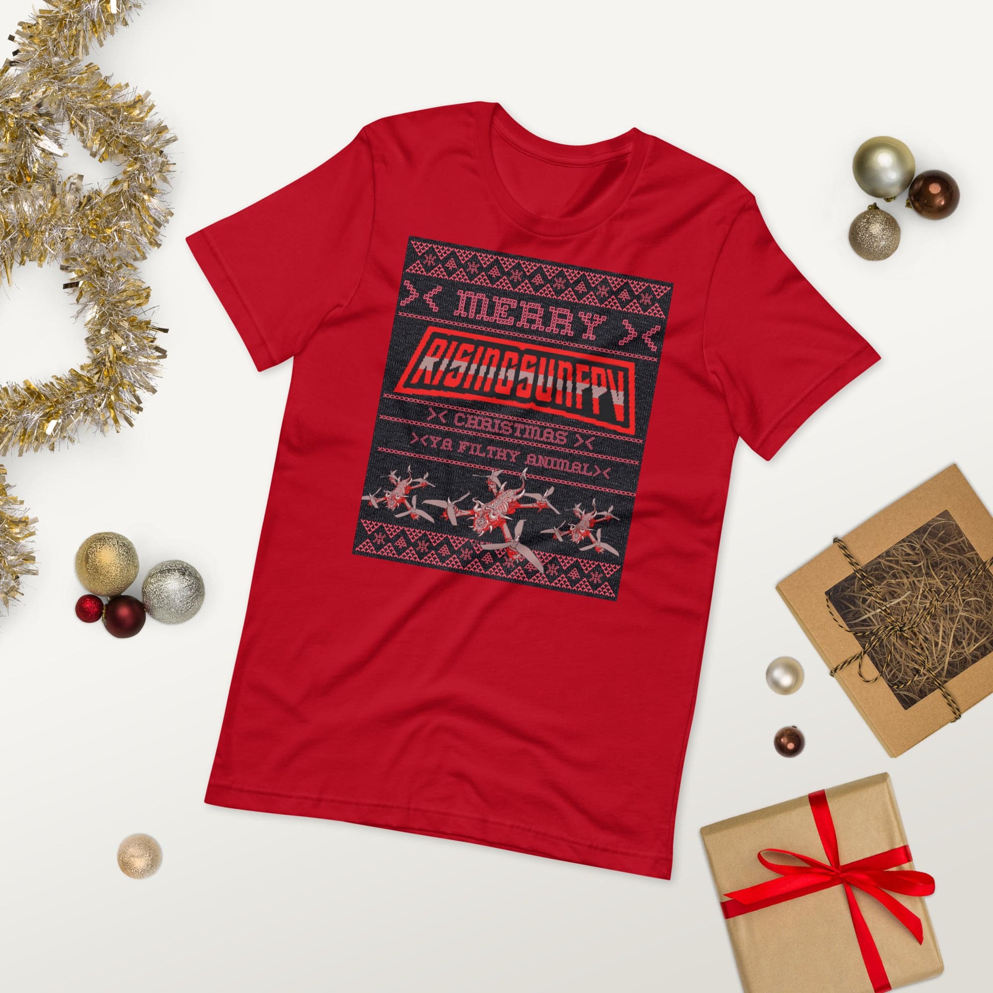 YA FILTHY ANIMAL XMAS T-SHIRT for fpv drones 7