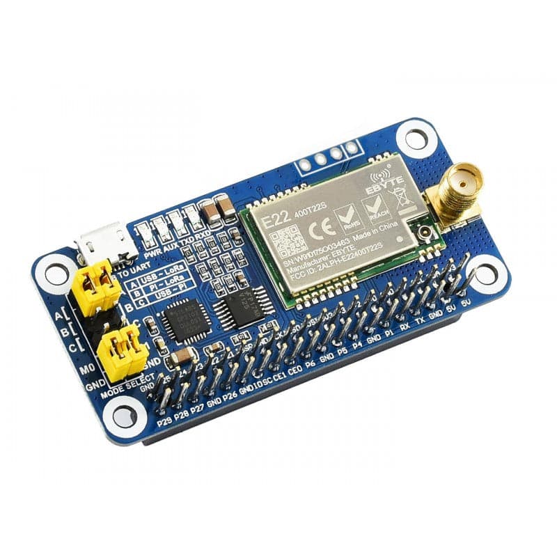 LoRa HAT for Raspberry Pi 868MHz (SX1262) for fpv drones 3
