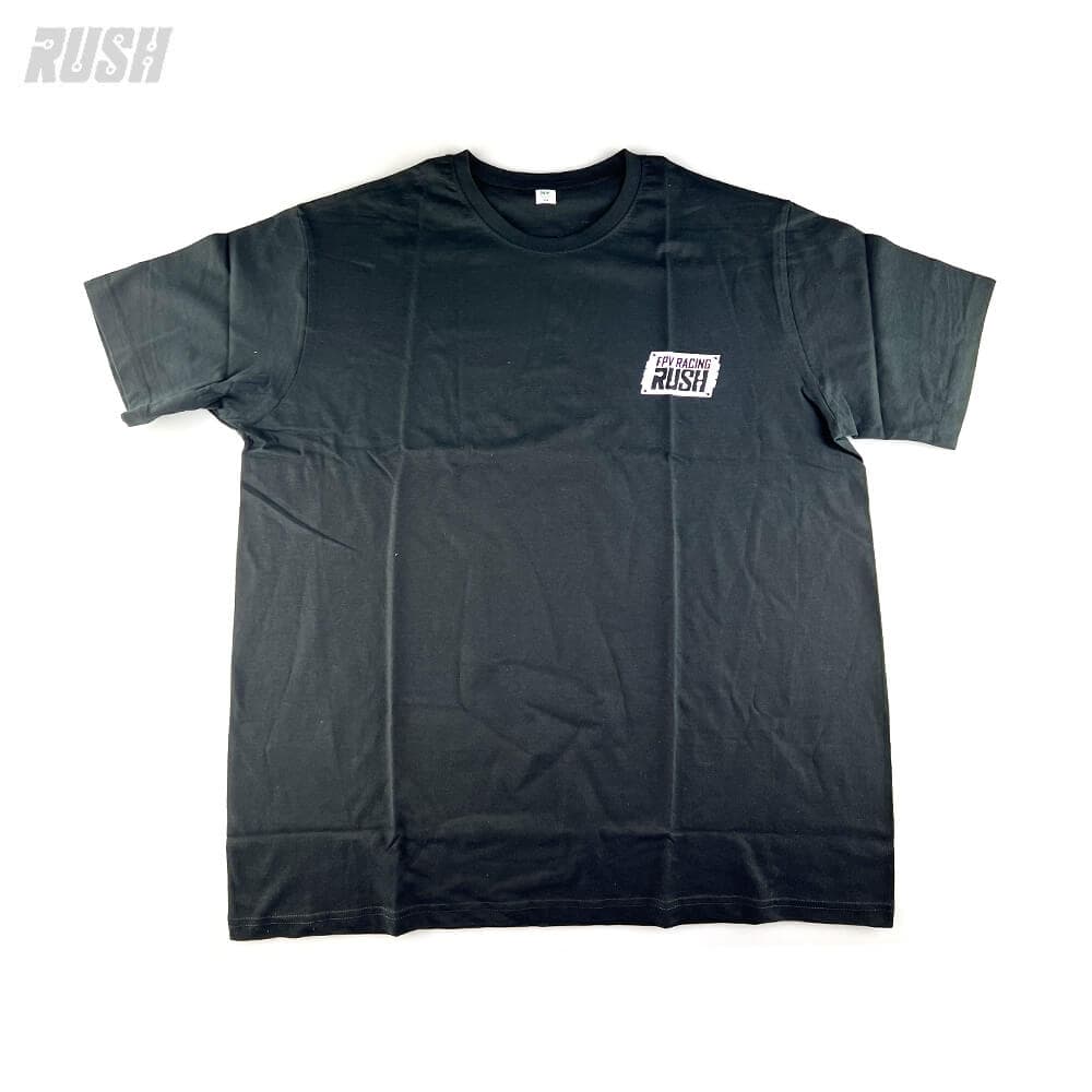 RushFPV T-Shirt - ZWART - Maat XL for fpv drones