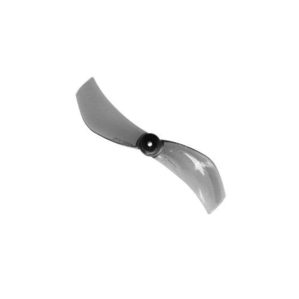Gemfan 40mm 1610-2 / 1.6" Bi-Blade Micro/Whoop FPV Drone Props for 1mm Shaft (8 Pack) - Clear Gray