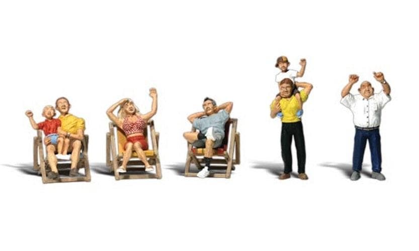 Woodland Scenics A1881 HO Scale Spectators for fpv drones