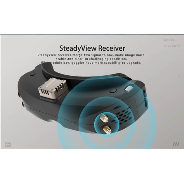 Skyzone SKY04O FPV goggles for fpv drones 6